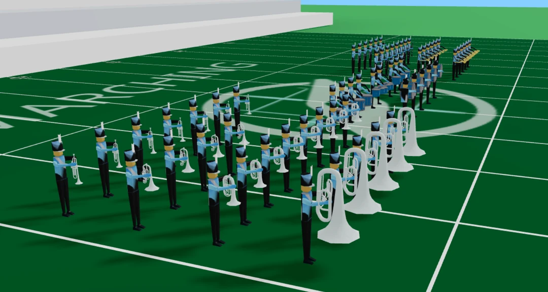 Indoor ensemble 3D view