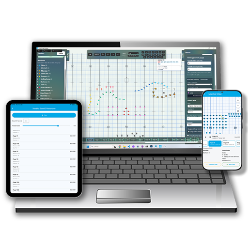 Marching Mapper Buddy and laptop