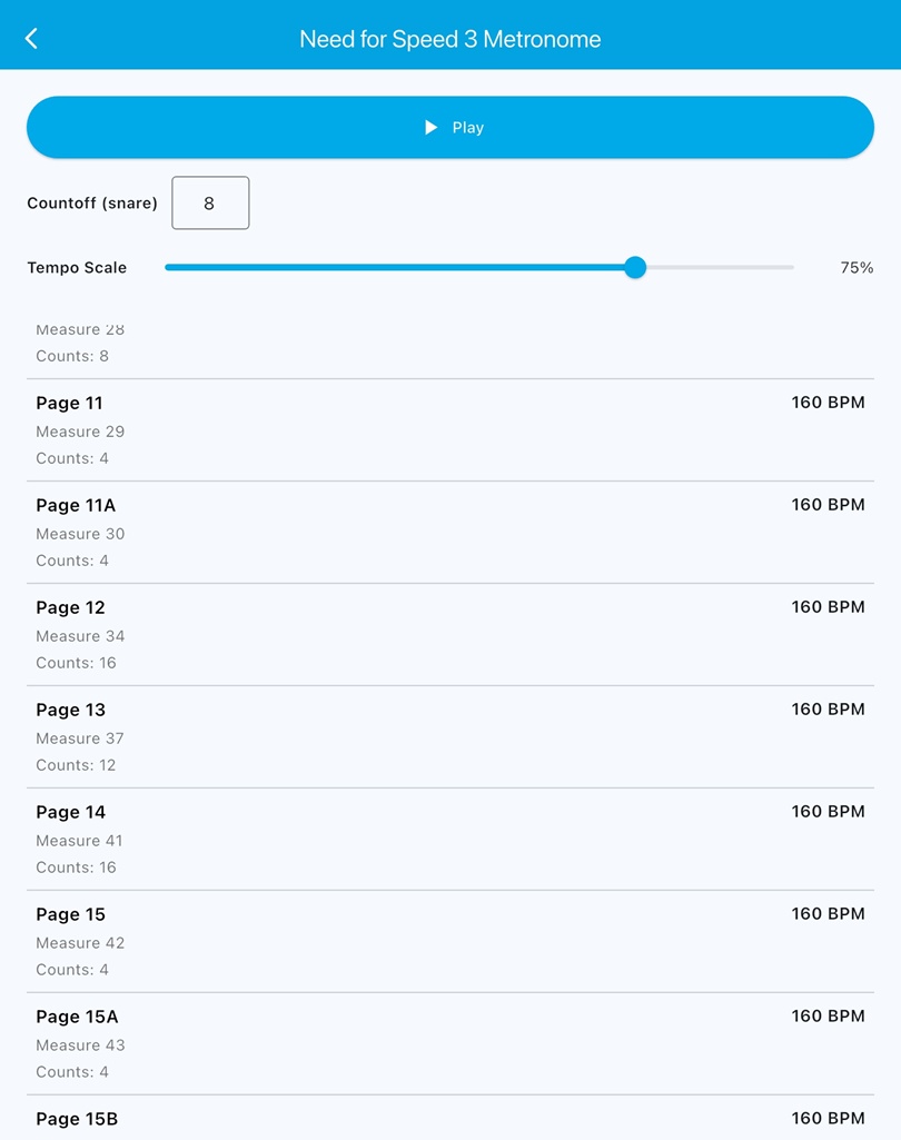 Marching Mapper Buddy on iPad