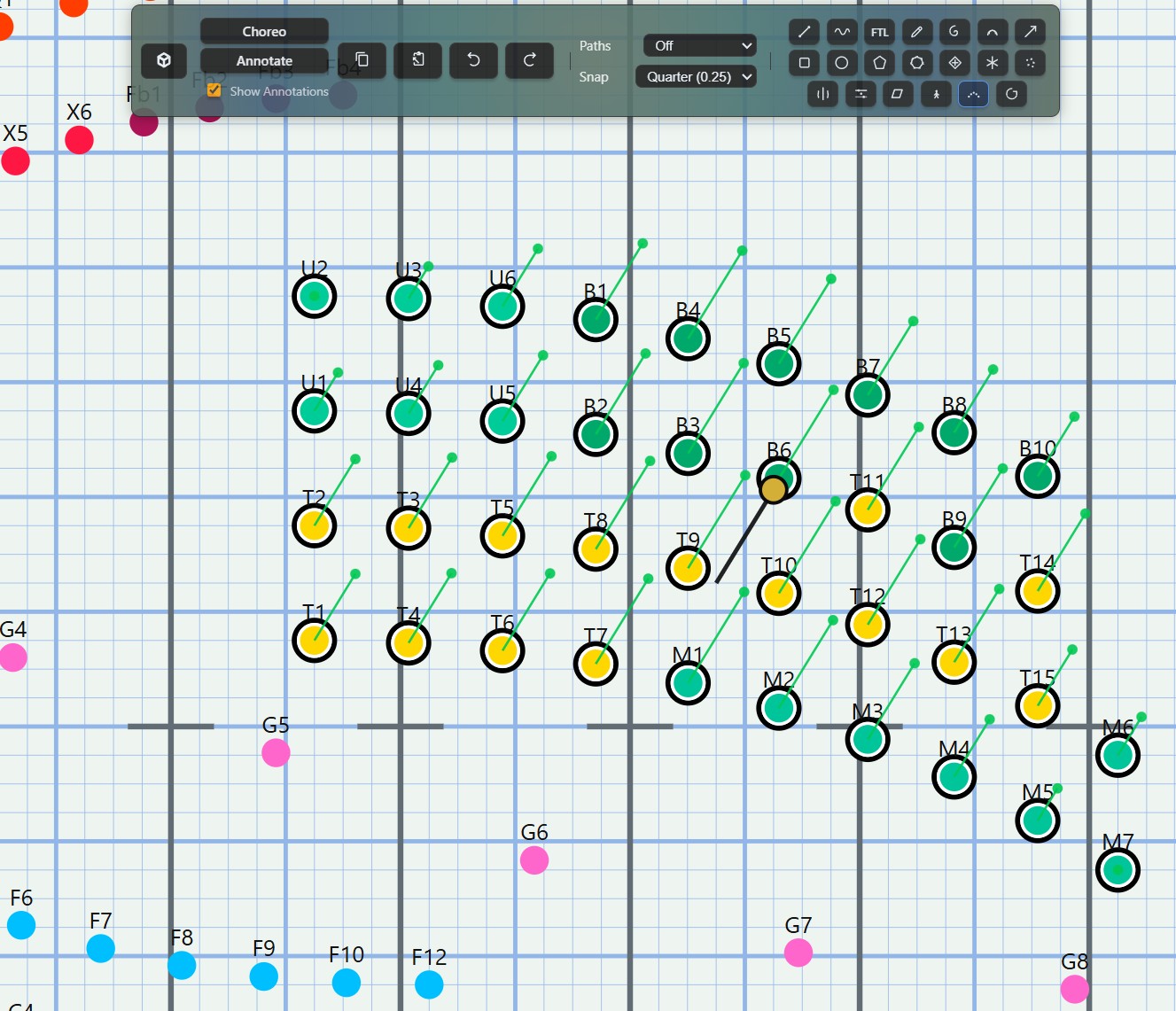 Marching Mapper drill tools